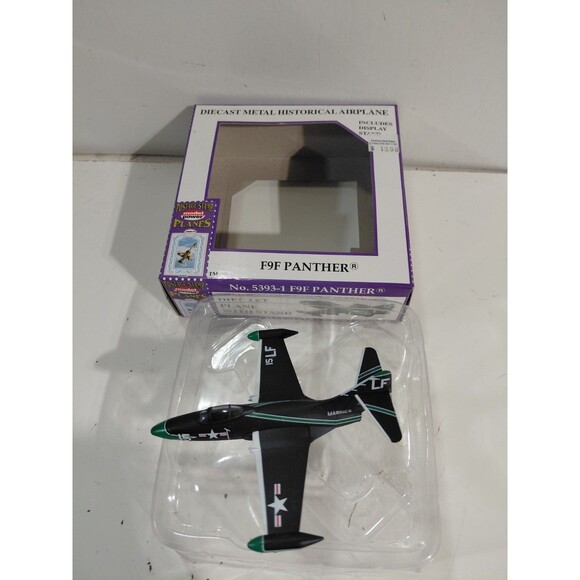Model Power 5393-1 Postage Stamp 1:100 Scale Die Cast F9F Panther Airplane - Picture 3 of 11